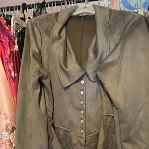 VENUS Gray Women's Blazer